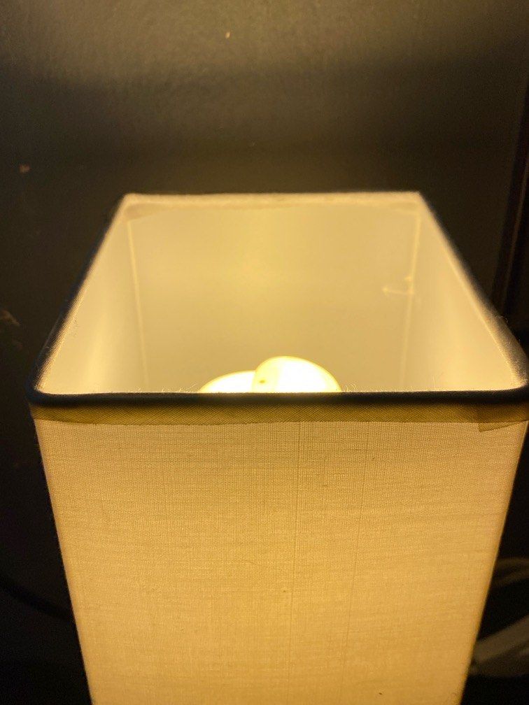Stone Table Lamp with White Fabric 11.8in (Category: Lighting) located in Antipolo. Submitted by ci4riel (Listing ID 1382183814, Image 3). Description: .