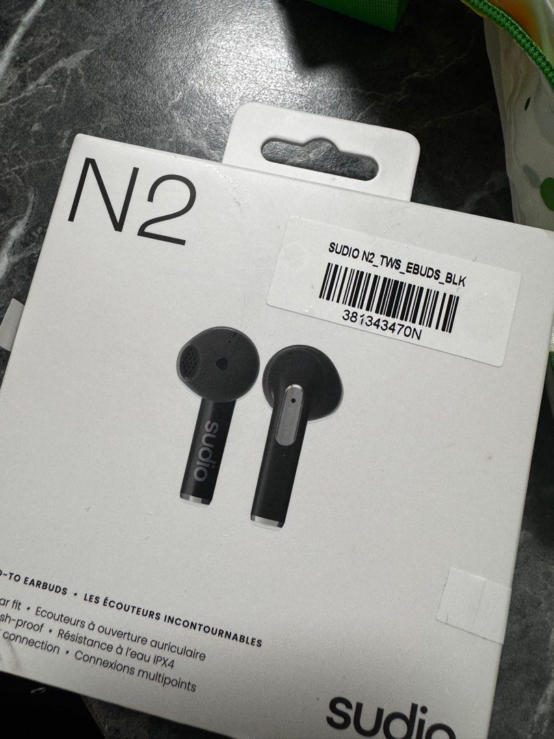 Sudio N2 True Wireless Earbuds - Black632345662135071123