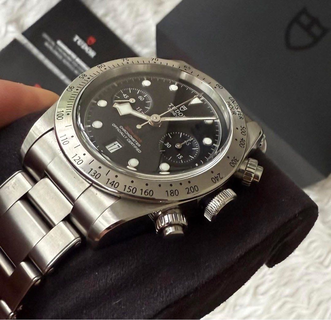 Tudor Black Bay Chronograph Men #39 s Fashion Watches Accessories