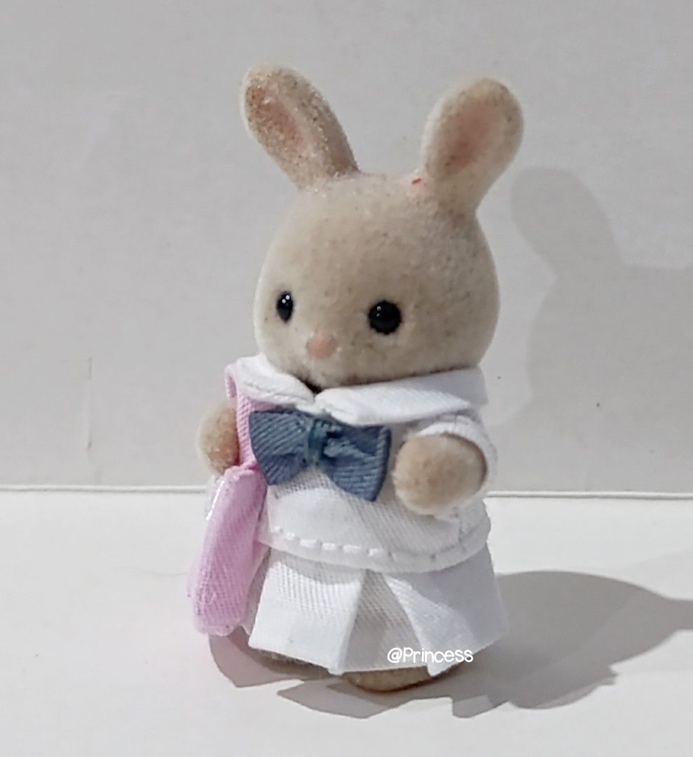 Uniform Set with bag for Sylvanian Toddler (Category: Babies & Kids Fashion) located in Rizal. Submitted by _princess_szarah_ (Listing ID 1382221332, Image 2). Description: ‼️CLOTHES ONLY. CRITTER NOT INCLUDED ‼️ - made-to-order clothes - handstitched clothes - fit for toddler sized sylvanian - can choose the color of fabric ❌ NO RUSH SHIPPING ❌ NO COD 🌻Loc: Angono Rizal 🌻MOP: gcash / rcbc 🌻MOD: J&T express / LBC.