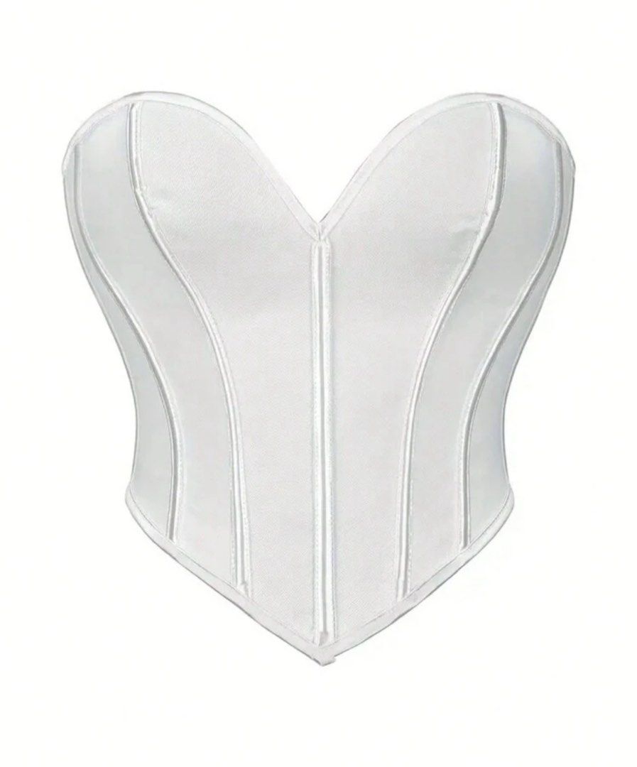 WHITE Corset Top (Category: Sleeveless) located in Caloocan City. Submitted by mimi.declutters12 (Listing ID 1382255622, Image 1). Description: MOP: Gcash or BDO .