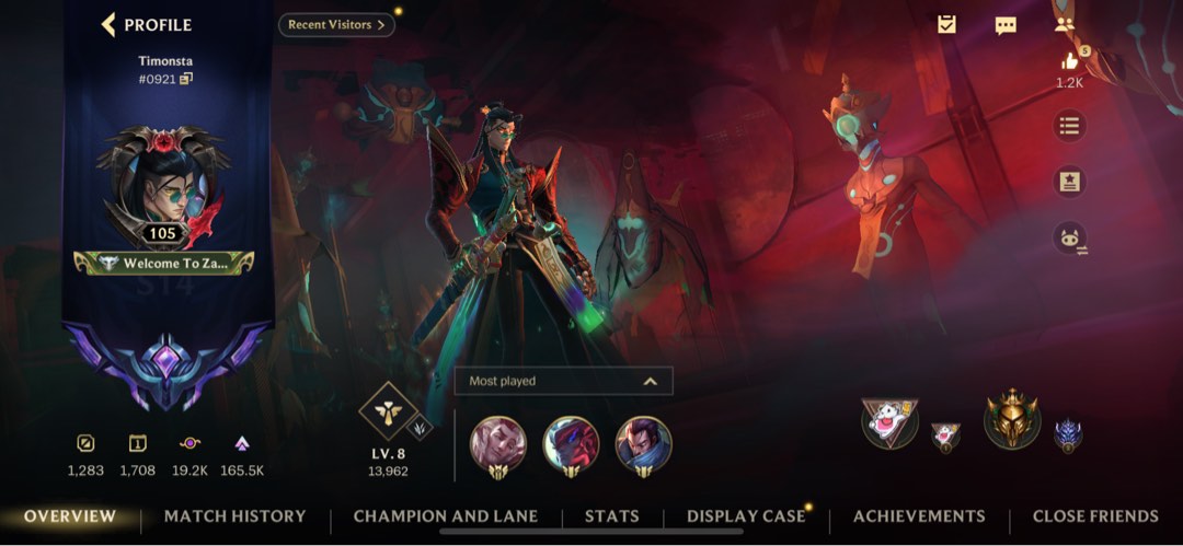 WILD RIFT ACCOUNT with FIEND QUELLER COLLECTION, Video Gaming, Gaming ...