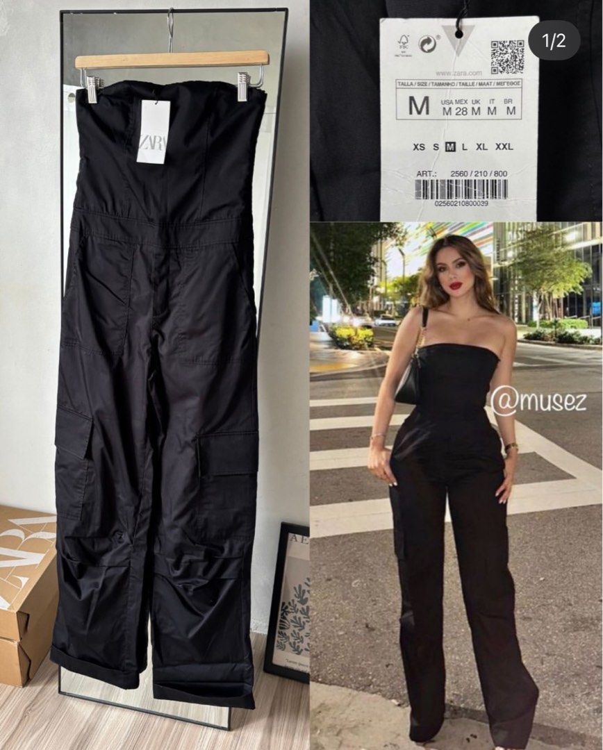 Zara Tube Cargo Romper (Category: Rompers) located in Marikina City. Submitted by deinee (Listing ID 1382245865, Image 1). Description: .