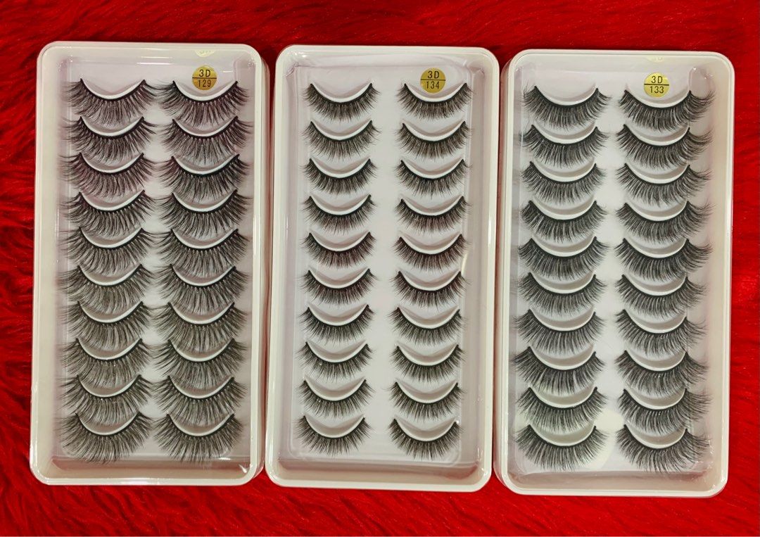 10 pairs false eyelashes (Category: Makeup) located in Quezon City. Submitted by jaianaapura (Listing ID 1382386452, Image 1). Description: .
