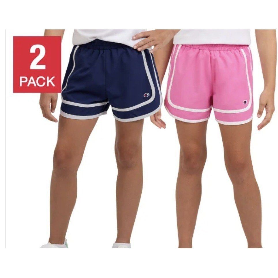 2 pcs Champion Running Shorts SET PRICE (Category: Activewear) located in Manila. Submitted by jb2025 (Listing ID 1382489961, Image 2). Description: women’s size xs loc: manila, ph 🇵🇭 mop: gcash ✈️ mod: j&t/lalamove (youth L 14-16).