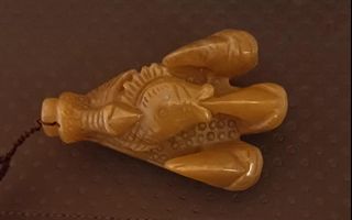 軟玉鷹爪尋魚 Nephrite Jade Eagle Claw Searching Fish64195651530115110