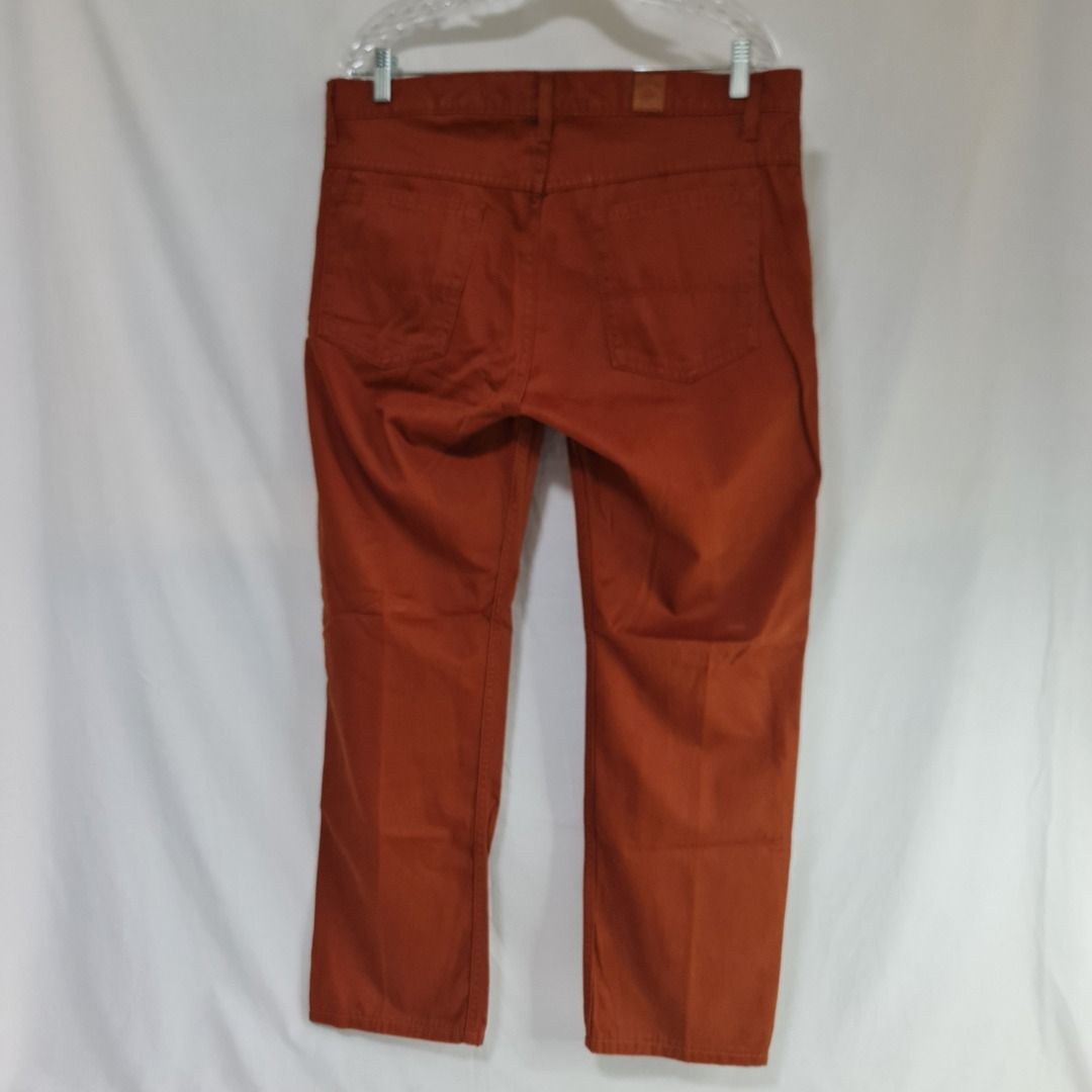 * * Bills Khakis - Declutter Sale 003 * * (Category: Jeans) located in Quezon City. Submitted by jkr_kenshin (Listing ID 1382469531, Image 2). Description: Pre Loved Authentic Bills Khakis Item is used. Boxed and stored for a year Size is posted in the picture ______________________________ Orange / Jeans / Vintage Slim Fit Made in USA US 34 ______________________________ R E A D C A R E F U L L Y First to pay get the item Pay within 24hrs No res