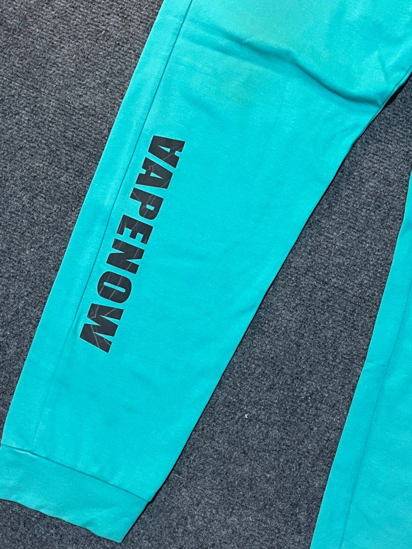 AAPE TECHFLEECE JOGGER (Category: Joggers) located in Cabiao. Submitted by lumangdamitan (Listing ID 1382454350, Image 3). Description: • AAPE TECHFLEECE JOGGER Price: ₱550🏷️ ▪️Dimensions Size: Xl W: 32-36 L: 41 Leg Opening: 7 Condition: As New Color rate: 10/10 Issue: No issue📌.