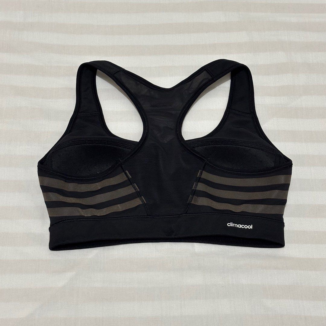 Adidas Sport Bra Black, Olah Raga, Baju Olahraga di Carousell