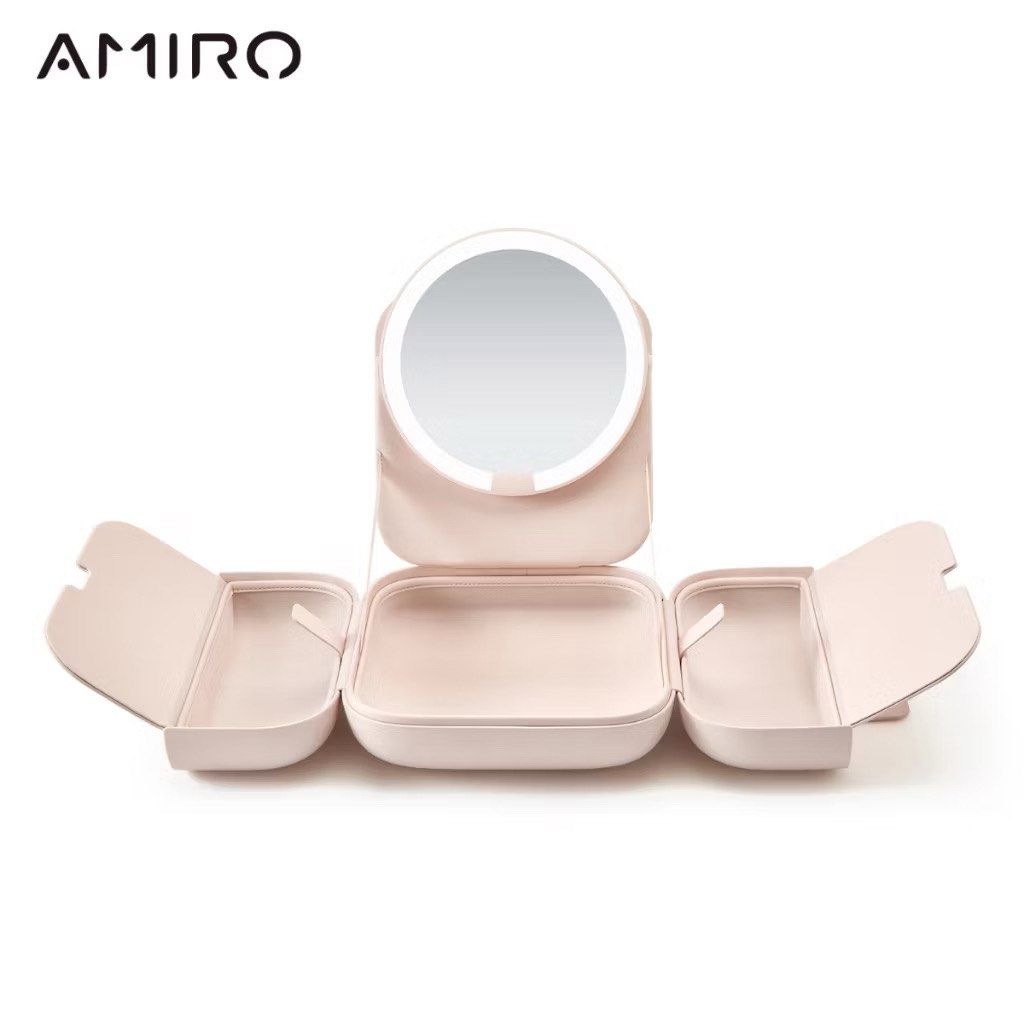MAKEUP AMIRO 2.0 Lumocube Portable Makeup Mirror with LED & Storage (Category: Makeup) located in Singapore. Submitted by nomnomnomie (Listing ID 1382419774, Image 2). Description: [BRAND NEW AMIRO Lumocube 2.0 Portable LED bag mirror with storage] Comes with: - 1 x Original box - 1 x Original AMIRO 2.0 Lumocube Portable LED mirror with storage - 1 x Charging cable Color: Light Pink On S**p** platform: Original price: $248.52 Flash sale: $112.00 