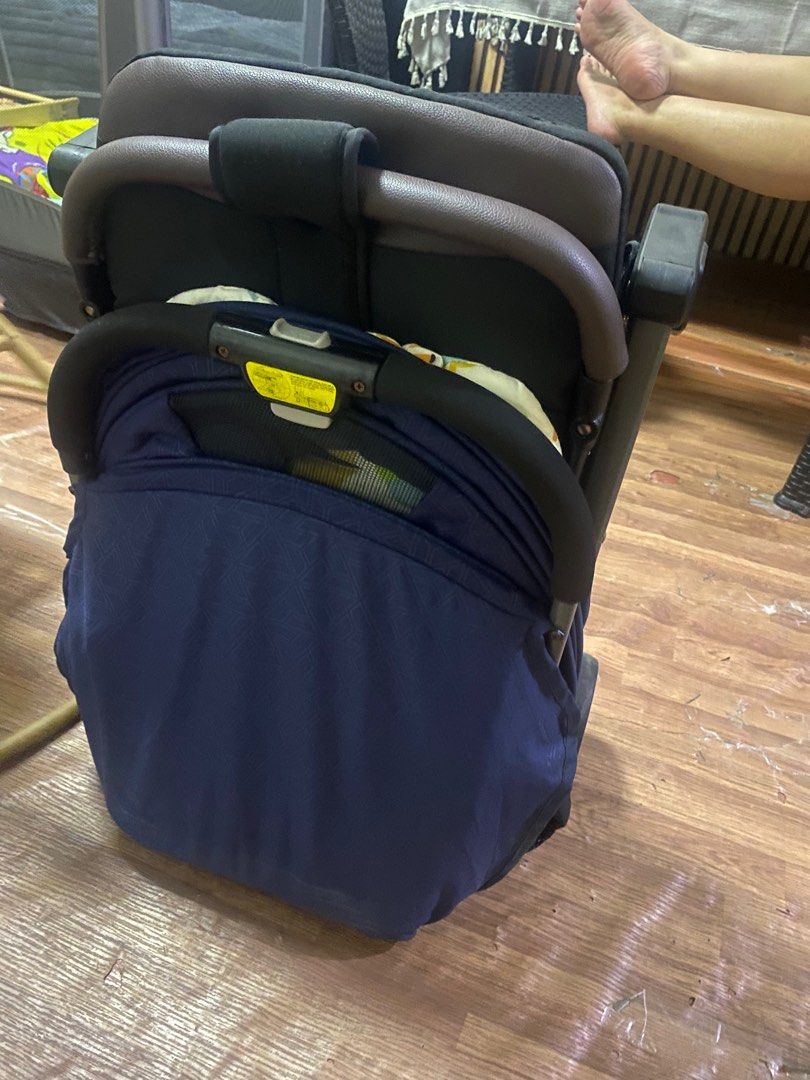 Apruva Trax+ Portable Stroller (Category: Strollers) located in Manila. Submitted by xxxireena (Listing ID 1382449532, Image 2). Description: Apruva Trax+ portable stroller (Blue) Easy to fold Muti-position reclining seat Shock absorbing all wheel suspension Roomy storage basket Trolley function for convenient travel RFS: No longer needed. Slightly negotiable. Just PM me if interested. Location: Maysan, Valenzuela and/or Retiro .
