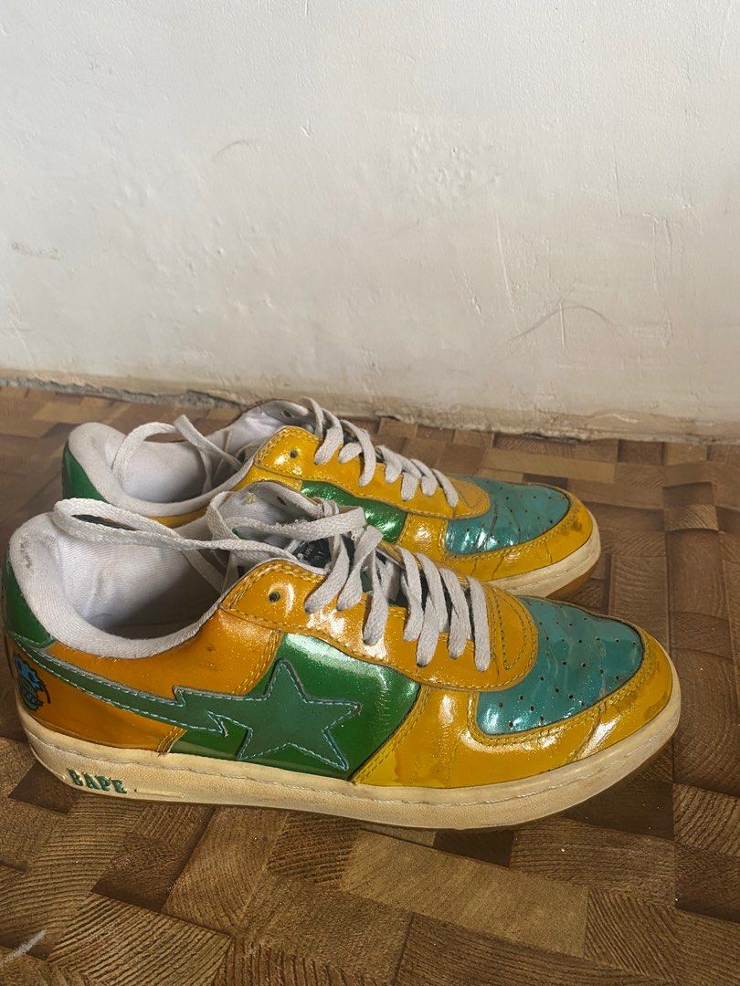 Bape monster sta (Category: Sneakers) located in Manila. Submitted by upcycleutopia_ (Listing ID 1382352653, Image 1). Description: Beaters condi Size 9 Need reglue .