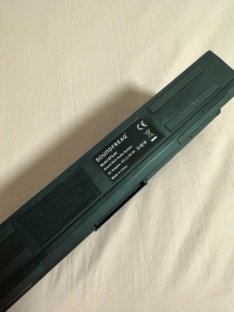 Bluetooth Speaker （分類：Soundbar、揚聲器、藍牙喇叭、耳擴）位於 Hong Kong。 由 _little_red 提交（商品編號 1382381613，圖片 3）。簡介： Soundfreaq Sound Kick Bluetooth Speaker SFQ-04 Audio System Black Portable。