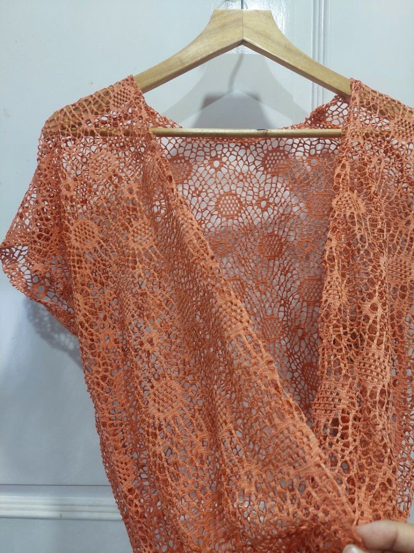 Boho Beach Cover up (Category: Others Tops) located in Marikina City. Submitted by dandandy (Listing ID 1382361540, Image 2). Description: Fun cover up for the beach or boho top. Easy to wear, pop of color for your outfits Size: small.