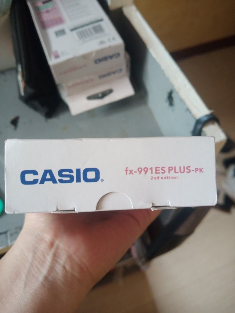 Casio FX 991 ES 2nd edition Scientific Calculator Pink (Category: Office & Business Technology) located in Tarlac. Submitted by lucym02 (Listing ID 1382384875, Image 3). Description: Casio FX 991 ES 2nd edition Scientific Calculator Pink solar and battery powered wt 417 functions & fast shift solve with complete box and manuals brand new negotiable highly recommended for stem student cons: di allowed sa prc p.s dont hesitate to message for more d