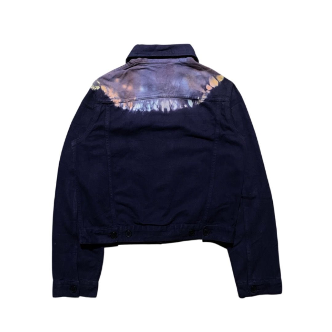 Christian Dior Tie Dye Trucker Jacket (Category: Luxury Apparel) located in Bacolod City. Submitted by caast.archives (Listing ID 1382465894, Image 2). Description: Christian Dior Tie Dye Trucker Jacket Size: Medium Condition: Very good Flaw: Missing main tag.