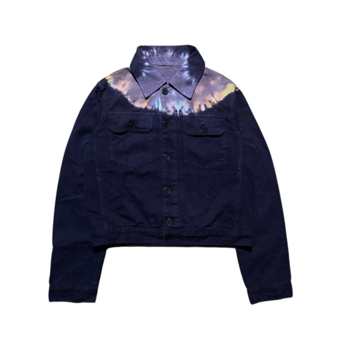 Christian Dior Tie Dye Trucker Jacket (Category: Luxury Apparel) located in Bacolod City. Submitted by caast.archives (Listing ID 1382465894, Image 1). Description: Christian Dior Tie Dye Trucker Jacket Size: Medium Condition: Very good Flaw: Missing main tag.
