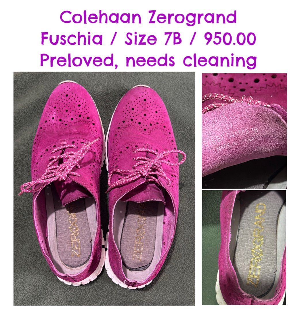 Colehaan Zerogrand Rubber Sneakers Sz 7B (Category: Sneakers) located in Manila. Submitted by carriesel (Listing ID 1382353754, Image 2). Description: Preloved, with signs of usage ColeHaan ZeroGrand Rubber Shoes/Sneakers ⚙️On hand 💵 950.00 FIRM 📌MOP: BPI or GCash ONLY Exact Payment First. No COD. No “Payment by Rider”. 📍MOD: Pick up in Makati or Paranaque Shipping c/o Buyer 📱0*9*9*8*5*3*7*7*7*8*5.