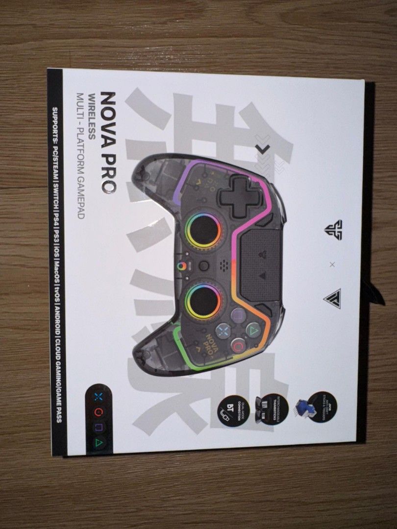 Fantech Nova Pro Controller (Category: Controllers) located in Kota Samarahan. Submitted by syafiqzno (Listing ID 1382451761, Image 1). Description: Ship from Kuching, Sarawak Just bought on 23/07/2025 but i feel bored after use it, prefer on hand gaming. 🥹 Can connect to pc/steam |switch|ps4|ps3|ios|tvOs|MacOs|Android|Cloud Gaming|Game pass No low baller ❌ Nice for genshin impact ✨ Comes with receipt and one year warranty🫶🏻.