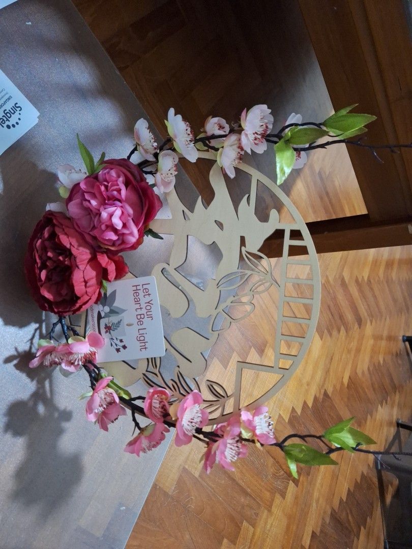 Floral Wooden Wall Decor