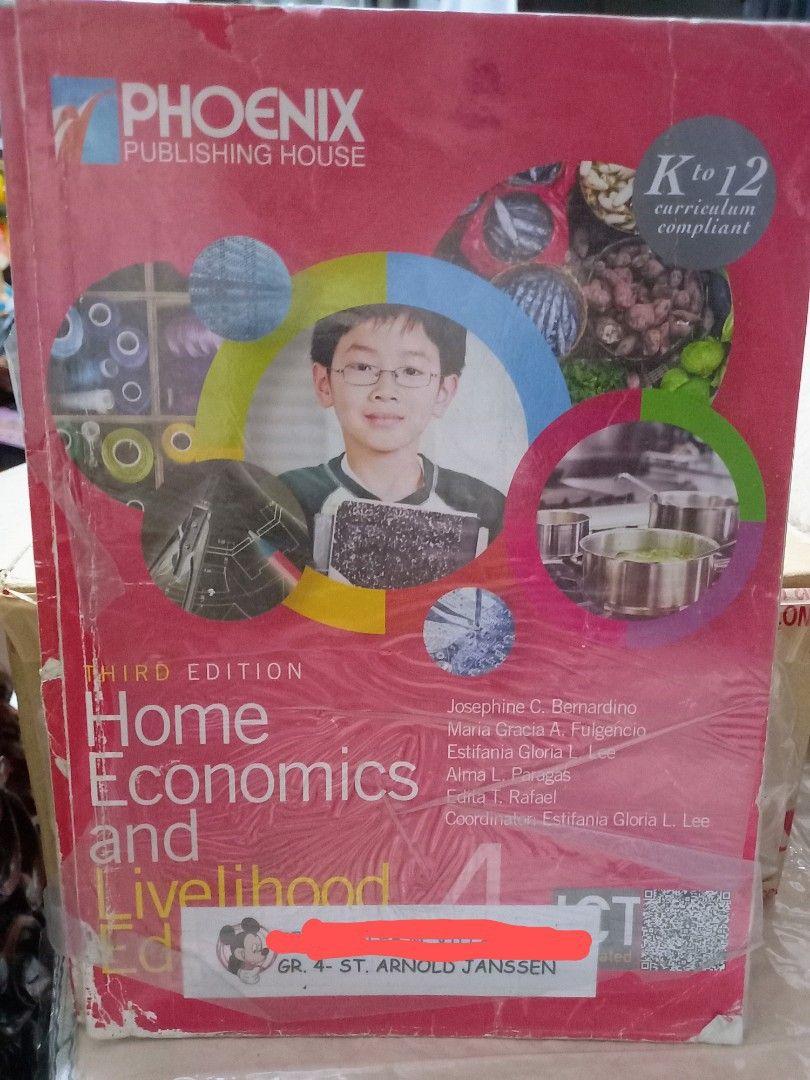 Grade 4 textbooks (Category: Textbooks) located in Tagbilaran City. Submitted by m_j_y_m.turtle (Listing ID 1382472391, Image 2). Description: 50 pesos each some books have writings or answers * -Math buddies 4 -Home economics and livelihood education 4 -English this way 4 -Science for active learning 4 -Our world of Mapeh 4.