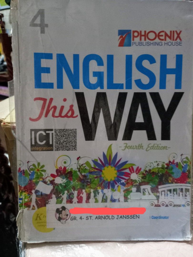 Grade 4 textbooks (Category: Textbooks) located in Tagbilaran City. Submitted by m_j_y_m.turtle (Listing ID 1382472391, Image 3). Description: 50 pesos each some books have writings or answers * -Math buddies 4 -Home economics and livelihood education 4 -English this way 4 -Science for active learning 4 -Our world of Mapeh 4.