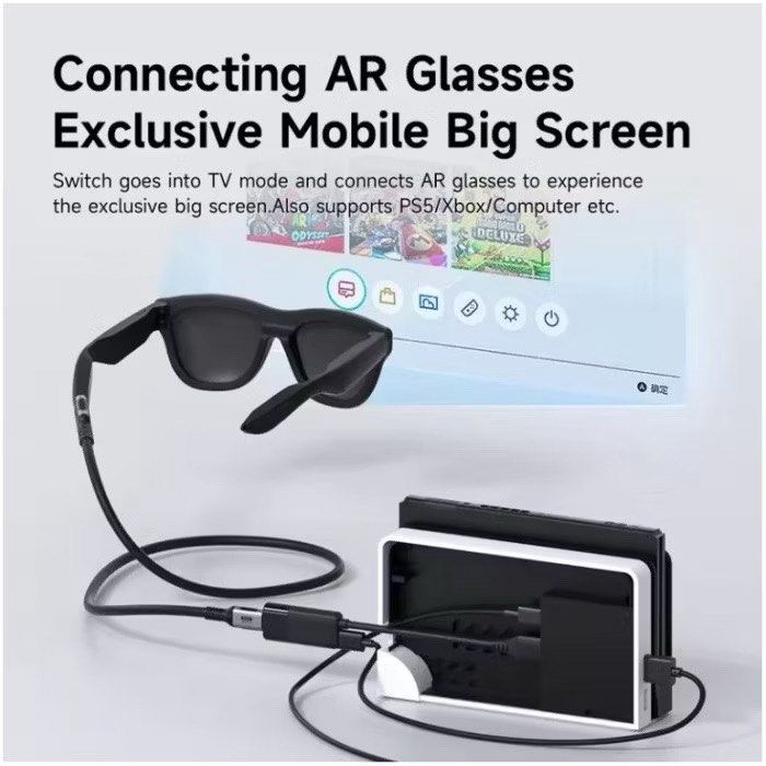 Hagibis HDMI to USB C Female Converter HDMI to AR Glasses Adapter Charge and Play for Switch PS5 Xbox Rokid/Xreal/Thunderbird (Category: Cables & Adaptors) located in Mandaluyong City. Submitted by ebsor (Listing ID 1382373008, Image 2). Description: For Sale: Hagibis HDMI to USB C Female Converter HDMI to AR Glasses Adapter Charge and Play for Switch PS5 Xbox Rokid/Xreal/Thunderbird.