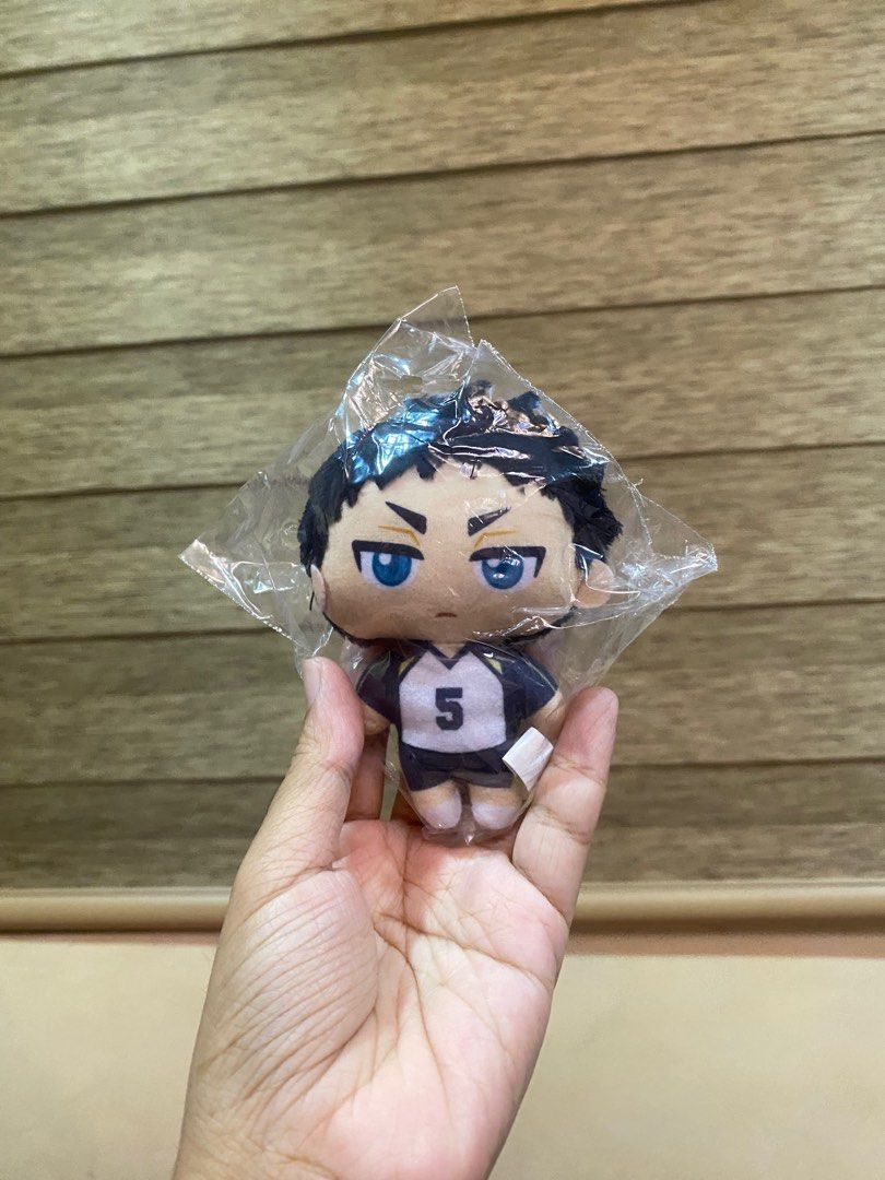 HAIKYUU - Akaashi Plush (10cm) (Category: Plushies & Soft Toys) located in Manila. Submitted by astherielle_ (Listing ID 1378093304, Image 1). Description: • brand new • 10cm plush • free ₱40 sf (sagot niyo na yung sobra) .