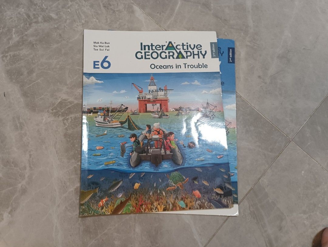 Interactive geography E6 （分類：教科書）位於 Hong Kong。 由 jameschauu22777 提交（商品編號 1382405554，圖片 1）。簡介： 65% new 有寫 have some highlights have workbook。
