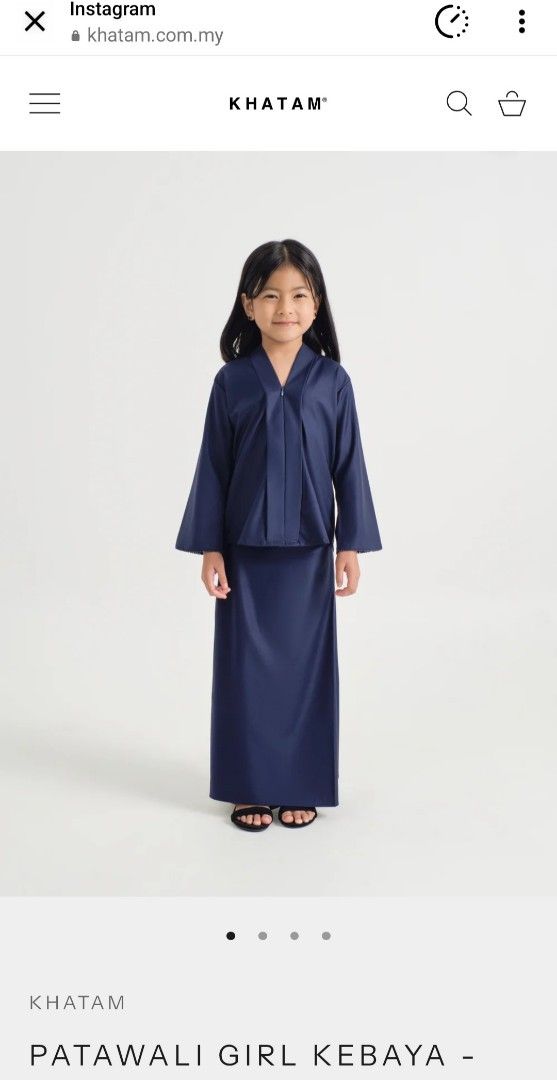 Khatam Girl Patawali in Royal Blue (Category: Babies & Kids Fashion) located in Kuala Lumpur. Submitted by preloved_azzi (Listing ID 1382366212, Image 1). Description: size 4/5y.