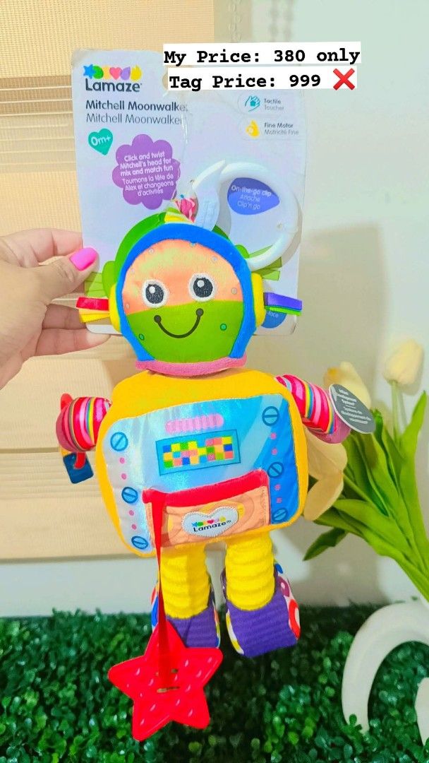 Lamaze Mitchell Moonwalker (Category: Infant Playtime) located in Quezon City. Submitted by mhoniqvela04 (Listing ID 1382356548, Image 1). Description: Original Brandnew-Pullout Complete Set Working well Actual pic posted.