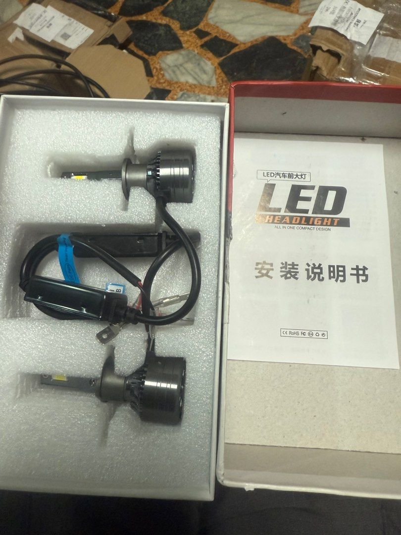 由 cccccccccyyy (刊登 ID 1382394774，圖片 1) 提交，位於 桃園市 (Taoyuan) 的 汽車LED大燈 (類別：汽機車零配件)，說明：。