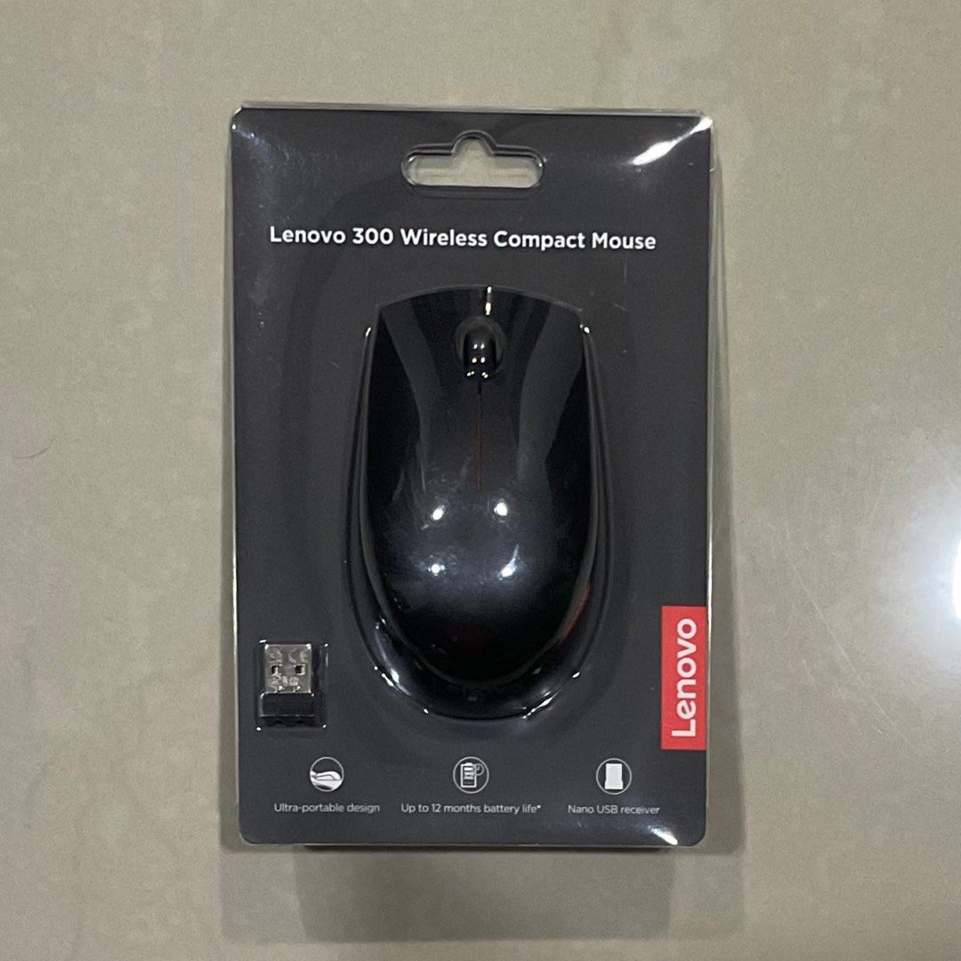 Lenovo 300 Wireless Compact Mouse - New63150456133505110