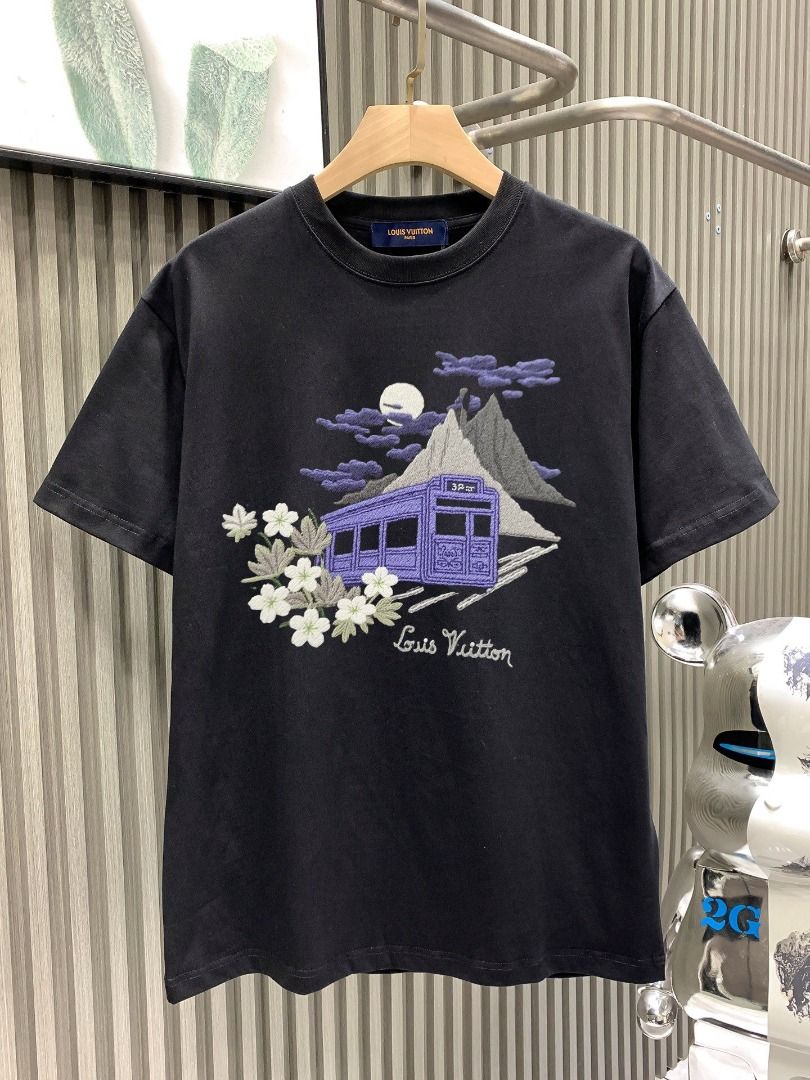 Louis Vuitton 25* Spring/Summer new round-neck T-shirt, Men's