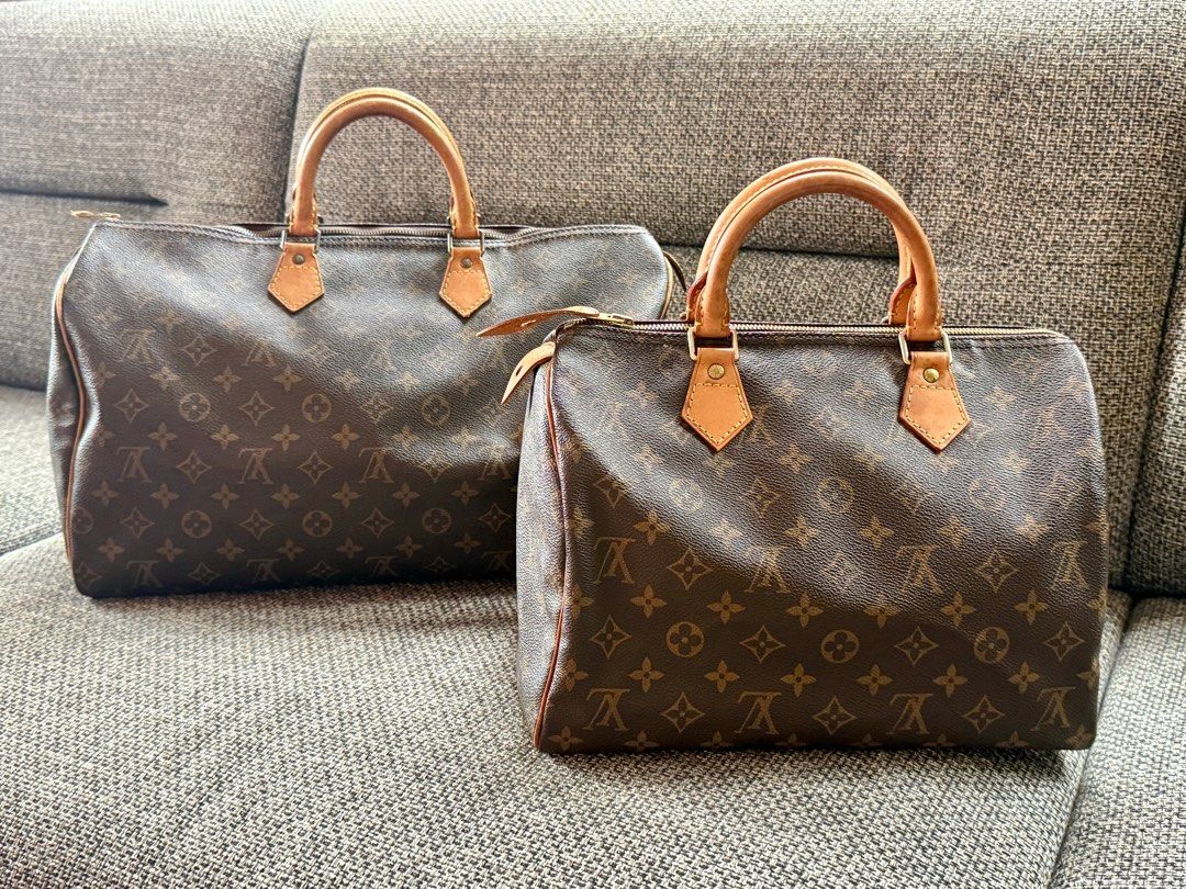 LV Speedy 30 & 40 (Category: Luxury Bags & Wallets) located in Paranaque City. Submitted by ms_a_bags (Listing ID 1382328349, Image 1). Description: Original Lv Speedy 30 and 40 Speedy 30 - 28k Speedy 40- 25k .