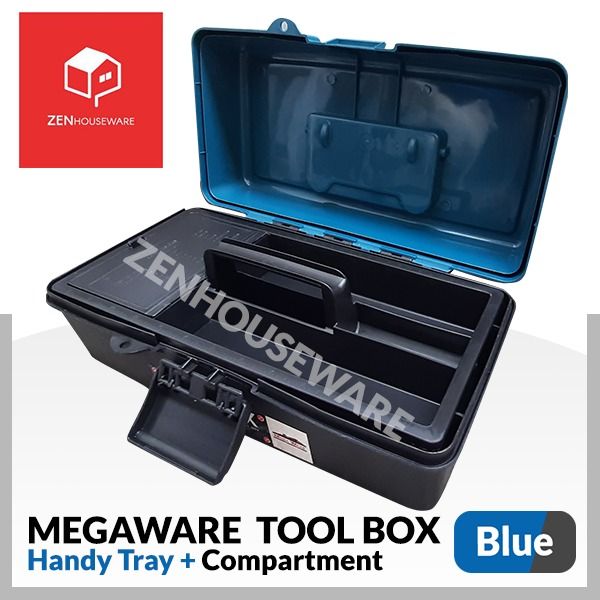 Megaware Plastic Tool Box Organizer Storage Toolbox Plastic with Carrying Tray & Drawer Compartment (Category: Home Improvement Tools & Accessories) located in Caloocan City. Submitted by zenhouseware (Listing ID 1382331332, Image 3). Description: Please check sizes before ordering or message us first. Authentic Megaware Products - Authorized Distributor 100% Durable PP Material – primarily made of plastic called Polypropylene 100% Non-Toxic Plas