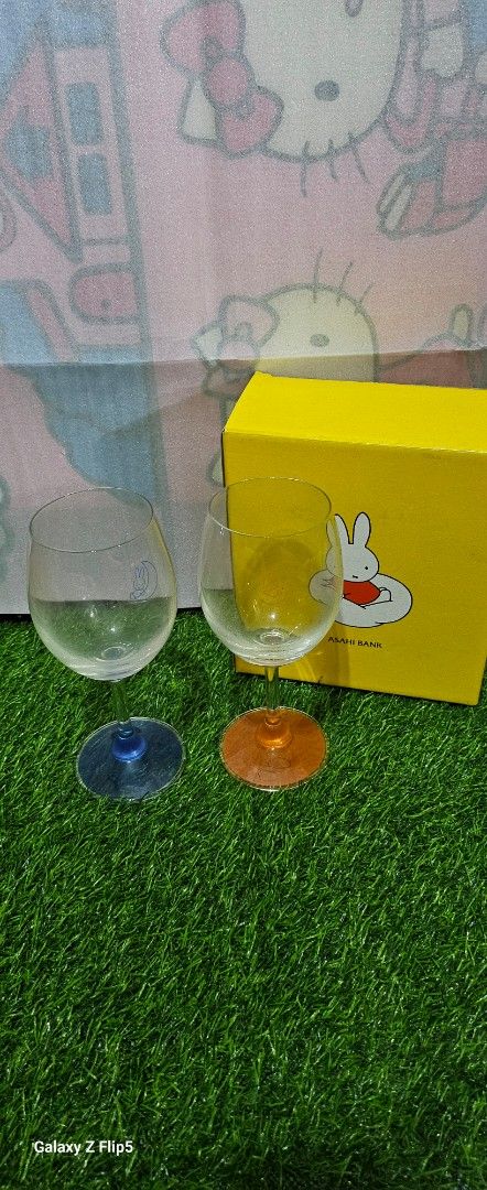 Miffy wine glass (Category: Dinnerware & Cutlery) located in Umingan. Submitted by liezelsona48963 (Listing ID 1382378838, Image 2). Description: bnew with box miffy wine glass 7 inches height mop gcash.