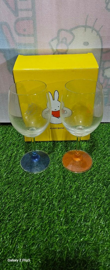 Miffy wine glass (Category: Dinnerware & Cutlery) located in Umingan. Submitted by liezelsona48963 (Listing ID 1382378838, Image 1). Description: bnew with box miffy wine glass 7 inches height mop gcash.