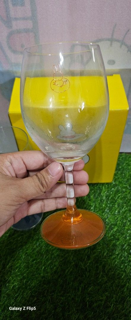Miffy wine glass (Category: Dinnerware & Cutlery) located in Umingan. Submitted by liezelsona48963 (Listing ID 1382378838, Image 3). Description: bnew with box miffy wine glass 7 inches height mop gcash.