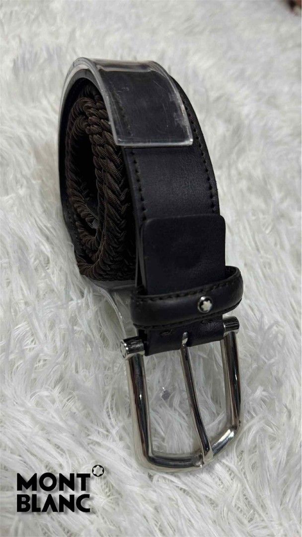 Montblanc Genuine Leather Elastic Belt Men's (authentic) (Category: Luxury Accessories) located in Cebu City. Submitted by westleygics18 (Listing ID 1382446018, Image 1). Description: Montblanc Genuine Leather Elastic Belt Men's (authentic) Made in Italy Excellent Condition Actual pictures posted Size Waistline 26 up to 36 Stretch Width 1 inch up Length 36 inches Dm for more inq.