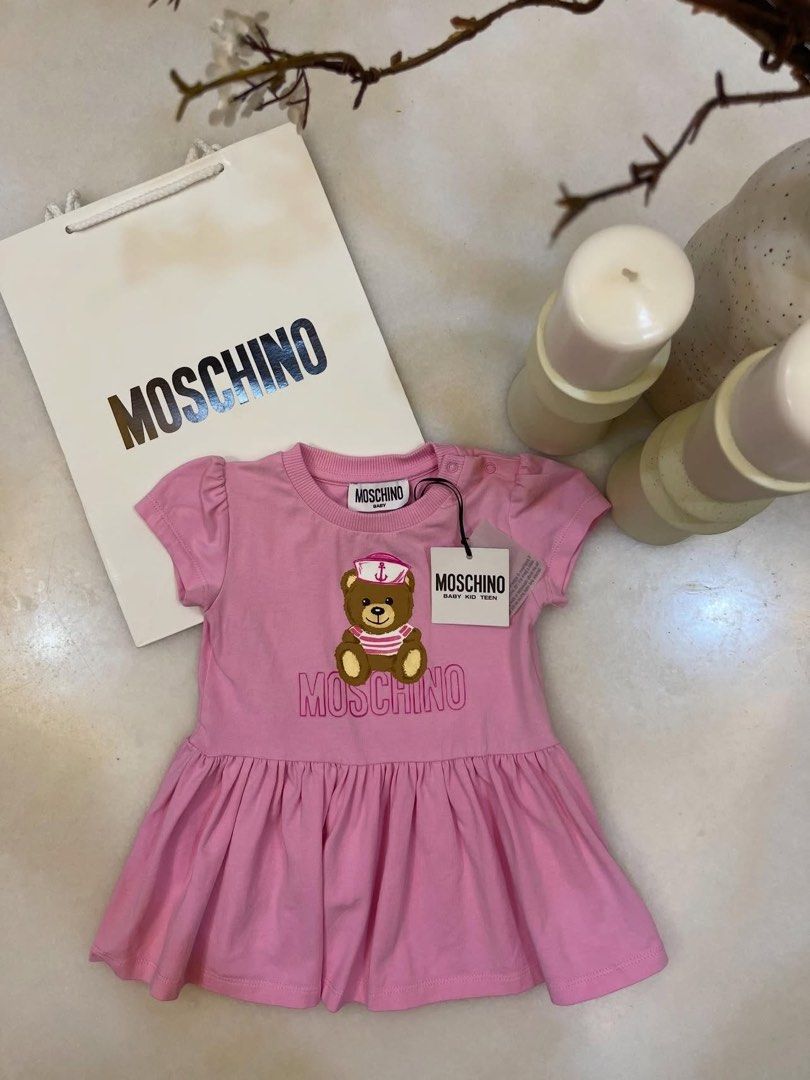 Moschino [6-9 months] (Category: Babies & Kids Fashion) located in Senawang. Submitted by nafiza.azman (Listing ID 1382303345, Image 1). Description: Like new Wore once Postage: RM8.