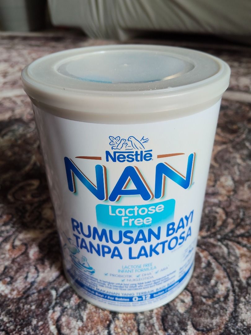 NAN Lactose Free Milk 0-12 months (Category: Breastfeeding & Bottle Feeding) located in Kuala Lumpur. Submitted by snadiar (Listing ID 1382385726, Image 2). Description: Expired June 2026 New - 400g.