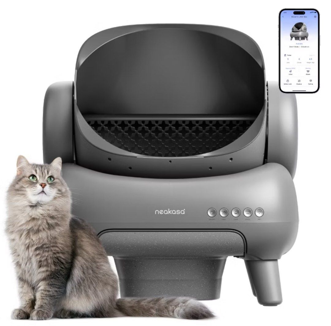 View of Neakasa Automatic Self-Cleaning Cat Litter Box, Pet Supplies, Homes ...