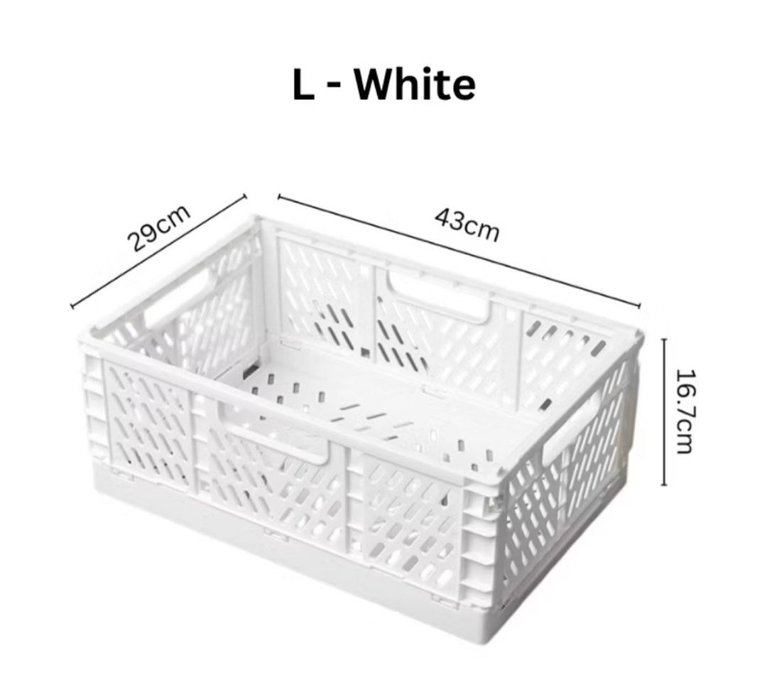 (NEW) Folding storage boxes