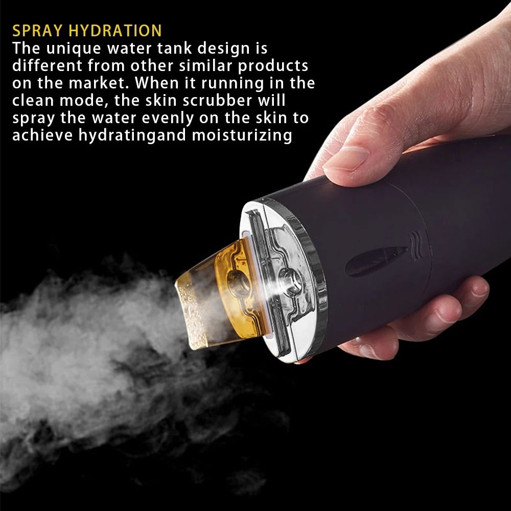 New Ultrasonic Skin Scrubber Vibration Face Spatula Blackhead Remover