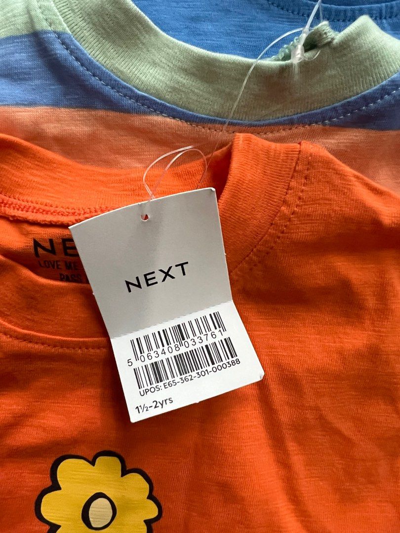 Next Tshirt 4packs 1.5-2y (Category: Babies & Kids Fashion) located in Shah Alam. Submitted by hanifadzil (Listing ID 1382470928, Image 2). Description: NWT Size : 1.5-2y.