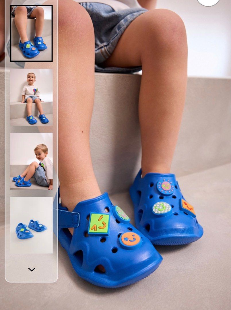 NWT Next Clogs (Category: Babies & Kids Fashion) located in Sungai Petani. Submitted by prelovedbydylaaa (Listing ID 1382474524, Image 1). Description: 🌸 Size UK 11 (Small cutting) 🌸NWT.