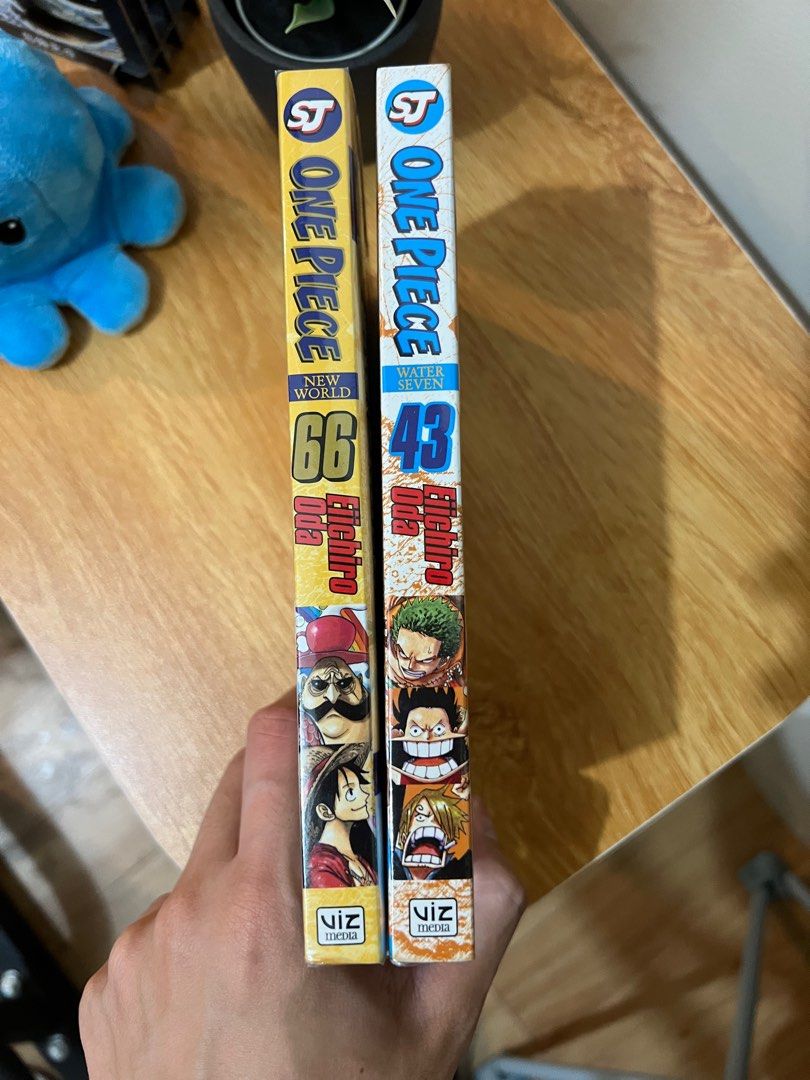 One Piece Volume 66 and 43 (Category: Comics & Manga) located in Muntinlupa City. Submitted by jaakh (Listing ID 1382434664, Image 2). Description: Selling One Piece Volume 66 and 43 for P950 (both) or P500 each. RFS: Duplicate volumes since I have the box sets.