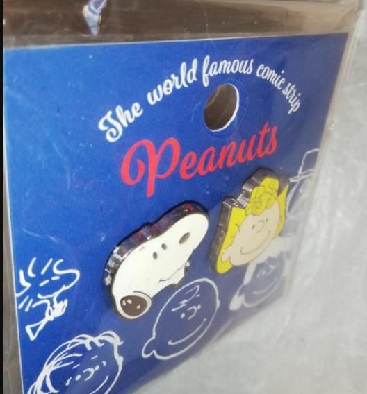 Original Peanuts Snoopy & Sally 70th Anniversary Brooches PIN Set-B ...