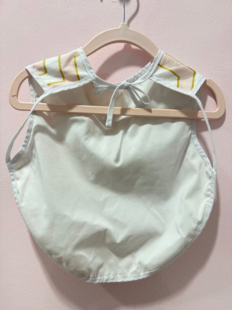 Pink Bib Gold and Chevron (Category: Baby Toiletries & Grooming) located in Quezon City. Submitted by beautycallph (Listing ID 1382402834, Image 2). Description: Used Once, Bought For 700 Machine Washable Washed with Tinybuds Baby detergent and Heat Steamed Press Ready to Use .